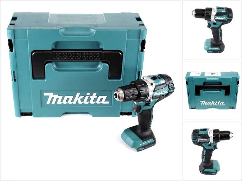 DDF 484 ZJ accuboormachine borstelloos 18V 54Nm solo in Makpac - zonder accu en lader de Makita – image du produit