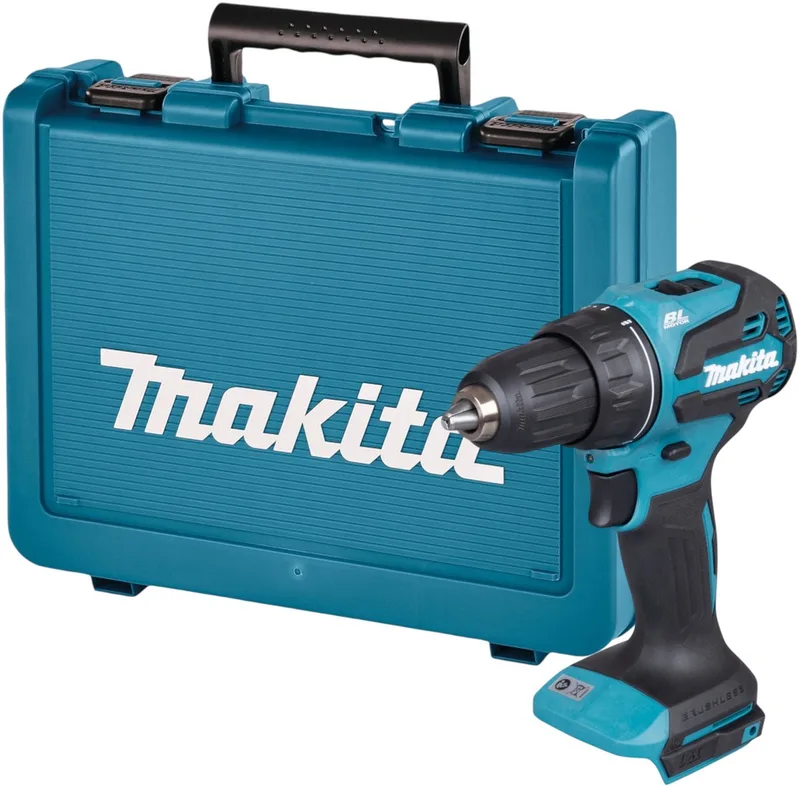DDF 490 ZE accuboormachine 18 V 65 Nm borstelloos + koffer - zonder accu, zonder oplader fra Makita – produktbillede