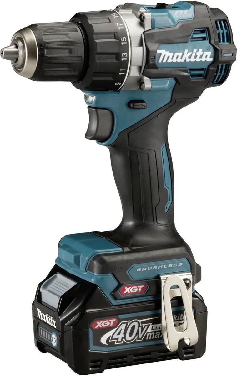 DF002GA202 Accu-schroefboormachine 40 V 2.0 Ah Li-ion Incl. 2 accus, Incl. lader, Incl. koffer de Makita – image du produit 1 sur 5