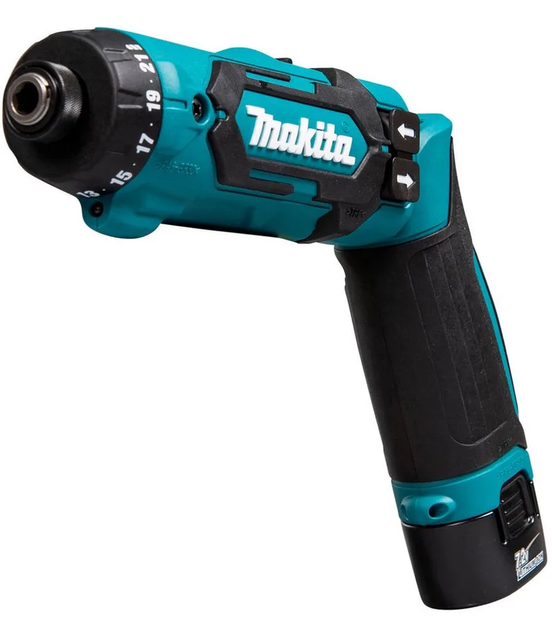 DF012DSE 7,2V Li-Ion accu boor-schroefmachine set (2x 1,5Ah accu) in koffer van Makita – productafbeelding 4 van 5