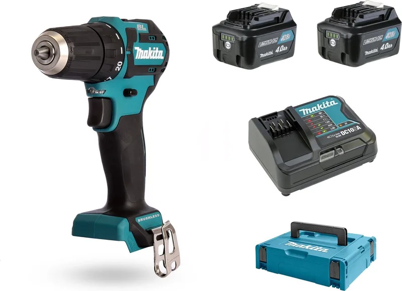 DF332DSMJ Boor-/Schroefmachine 10,8V 4,0Ah Li-ion in Mbox van Makita – productafbeelding