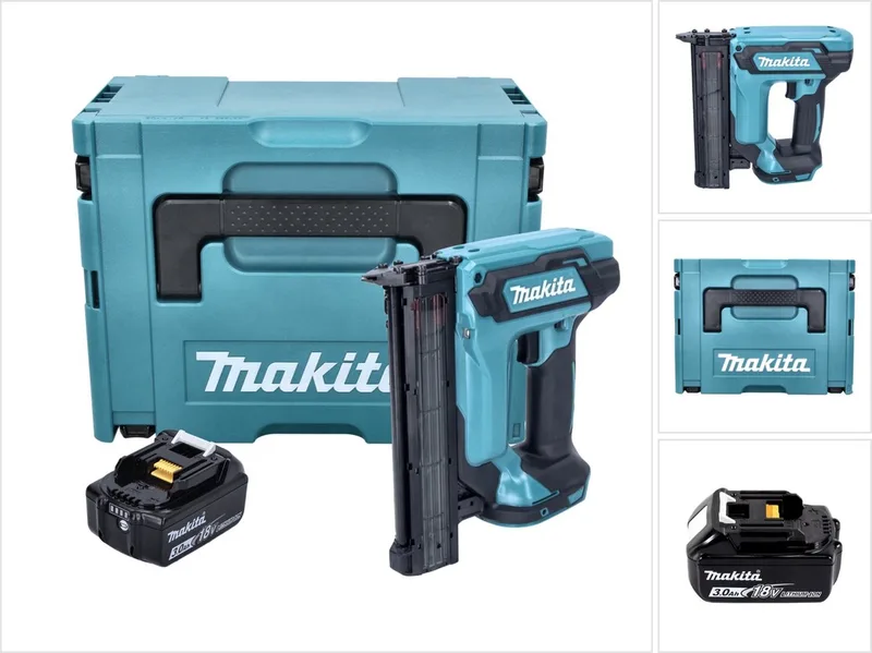 DFN 350 F1J accu staande spijkermachine 18 V 15 - 35 mm + 1x accu 3.0 Ah + Makpac - zonder lader von Makita – Produktbild
