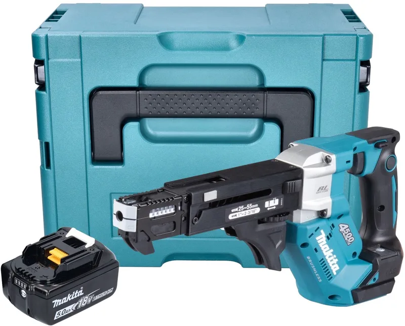 DFR 552 T1J accuschroevendraaier 18 V 25 - 55 mm borstelloos + 1x accu 5.0 Ah + Makpac - zonder lader de Makita – image du produit