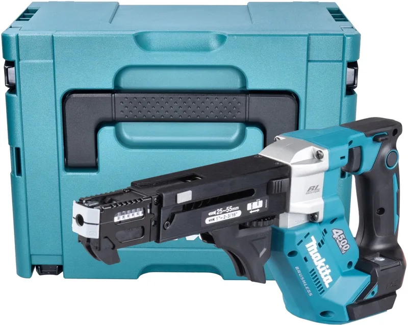 DFR 552 ZJ accu-magazijnschroevendraaier 18 V 25 - 55 mm borstelloos + Makpac - zonder accu, zonder oplader de Makita – image du produit