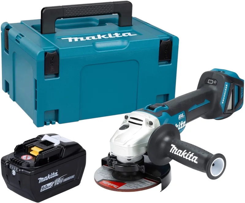 DGA 511 Z Accu haakse slijper 18 V 125 mm Brushless Solo - zonder accu, zonder lader de Makita – image du produit