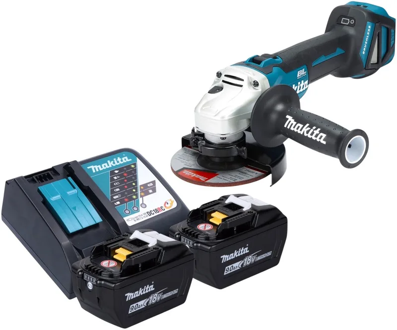 DGA 511 Z Accu haakse slijper 18 V 125 mm Brushless Solo - zonder accu, zonder lader by Makita – product image