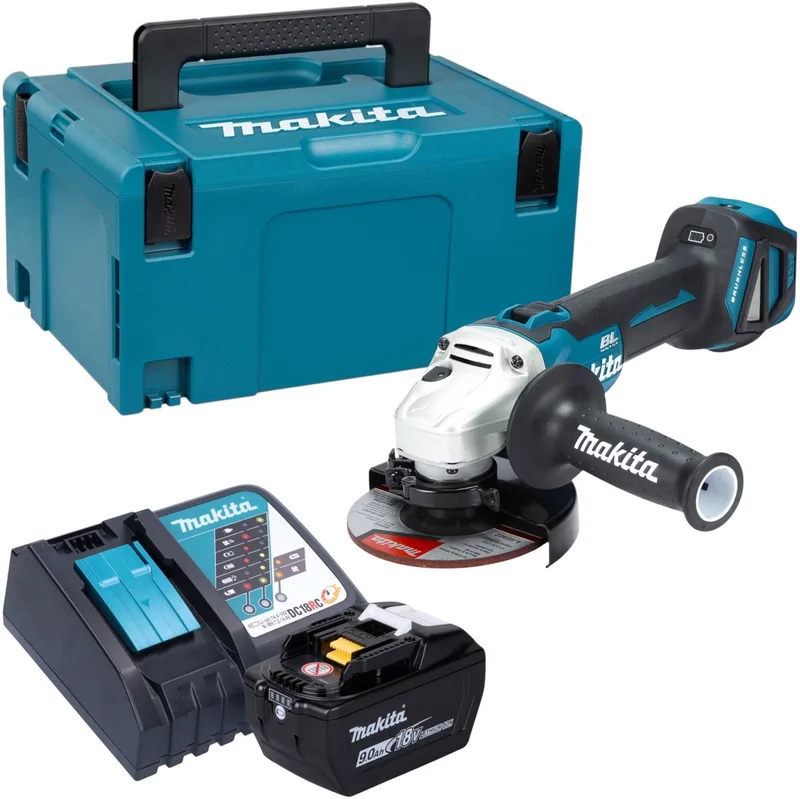 DGA 511 Z Accu haakse slijper 18 V 125 mm Brushless Solo - zonder accu, zonder lader de Makita – image du produit