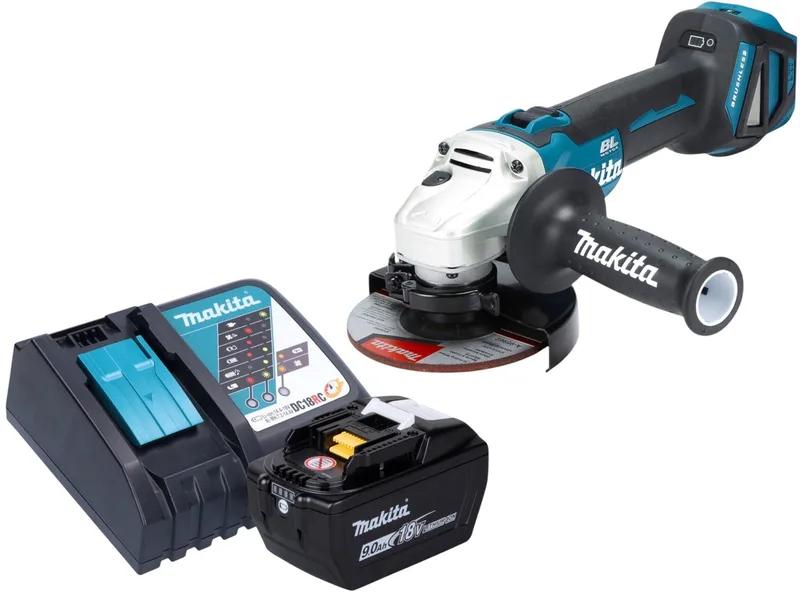 DGA 511 Z Accu haakse slijper 18 V 125 mm Brushless Solo - zonder accu, zonder lader by Makita – product image