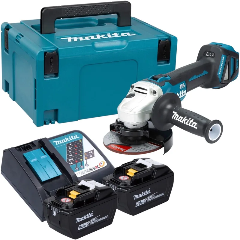 DGA 511 Z Accu haakse slijper 18 V 125 mm Brushless Solo - zonder accu, zonder lader de Makita – image du produit