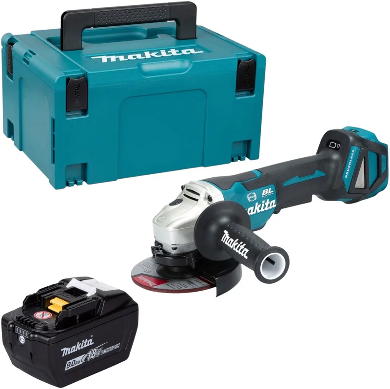 DGA 517 Z Accu haakse slijper 18 V 125 mm borstelloos solo - zonder accu, zonder lader de Makita – image du produit