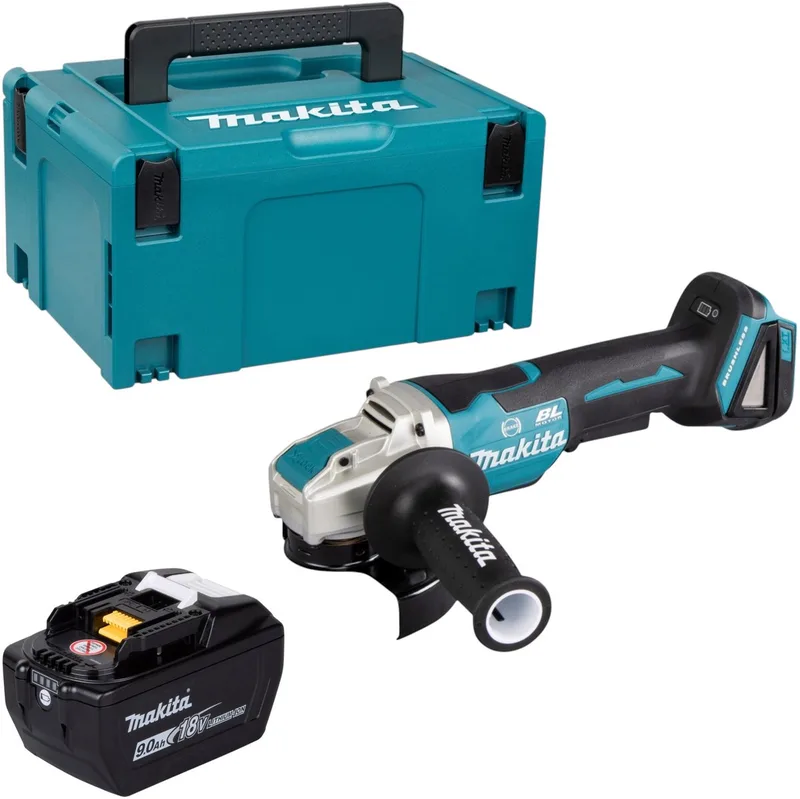 DGA 520 ZX1 Snoerloze haakse slijper 18 V 125 mm X-LOCK Brushless Solo - zonder accu, zonder lader de Makita – image du produit
