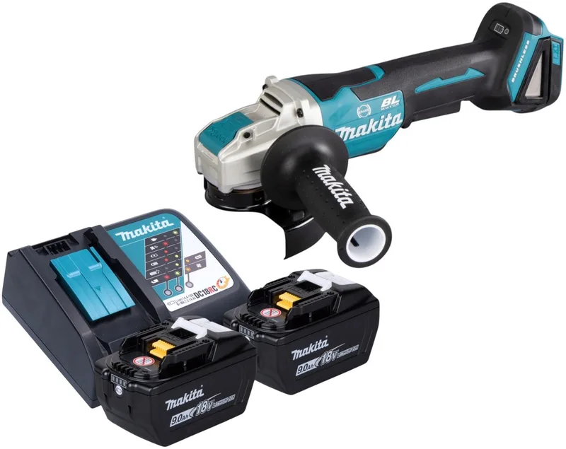 DGA 520 ZX1 Snoerloze haakse slijper 18 V 125 mm X-LOCK Brushless Solo - zonder accu, zonder lader von Makita – Produktbild