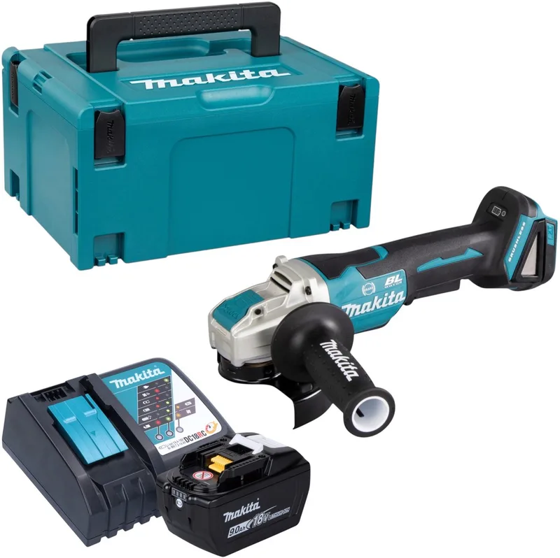 DGA 520 ZX1 Snoerloze haakse slijper 18 V 125 mm X-LOCK Brushless Solo - zonder accu, zonder lader de Makita – image du produit