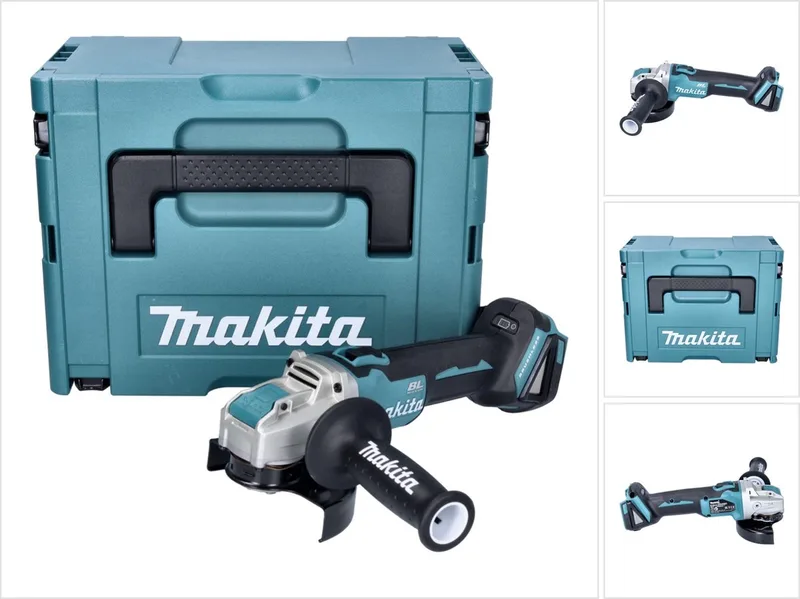 DGA 521 ZX1J accu haakse slijper 18 V 125 mm X-LOCK Brushless + Makpac - zonder accu, zonder oplader de Makita – image du produit