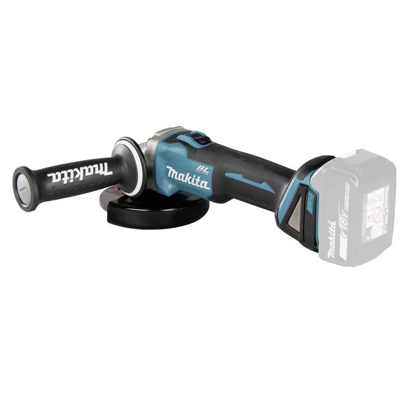 DGA504Z Haakse Slijper - 18 V - 125 mm - Losse Body (geleverd zonder accu en lader) van Makita – productafbeelding 3 van 5