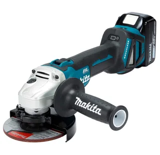 MAKI Akku-Winkelschleifer 18V DGA511RTJ ** 2 x 5,0Ah Akkus + Ladegerät im MAKPAC von Makita – Produktbild 2 von 5