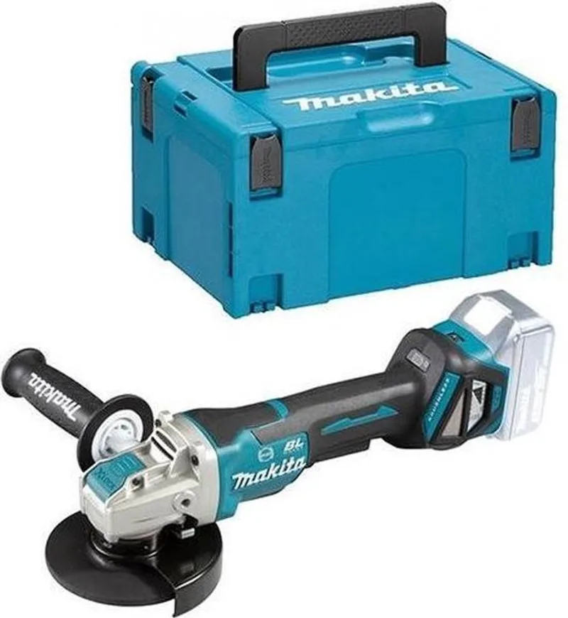 DGA519ZJ Accu Haakse Slijper 125mm X-LOCK 18V Basic Body in Mbox de Makita – image du produit