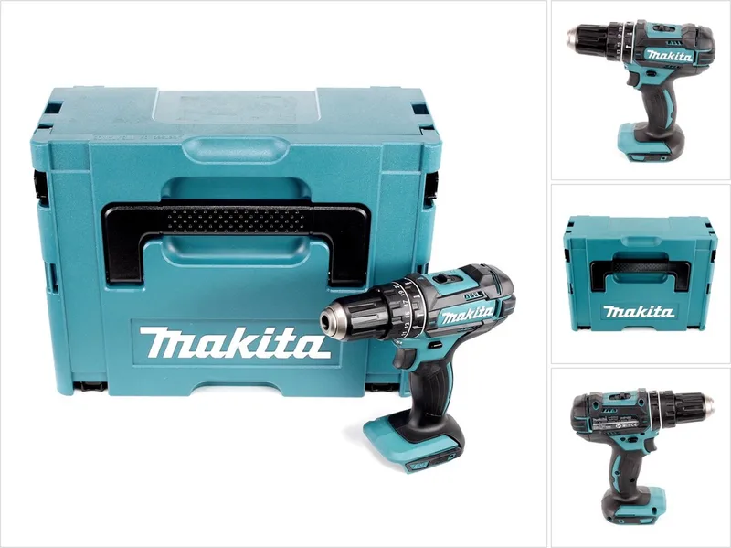 DHP 482 ZJ accu klopboormachine 18V 62Nm in Makpac zonder accu / lader von Makita – Produktbild