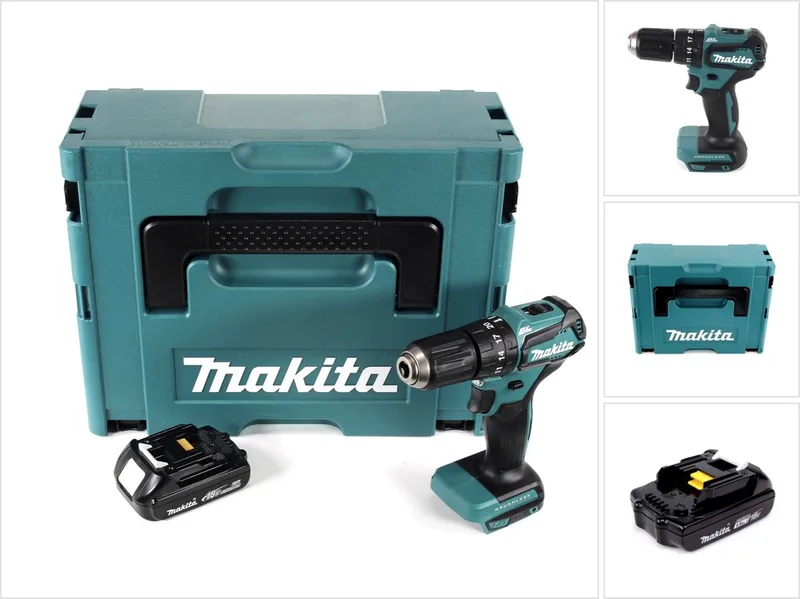 DHP 483 Y1J accu klopboormachine 18V 40Nm in Makpac + 1x 1,5 Ah accu - zonder lader de Makita – image du produit
