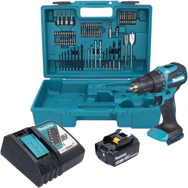 DHP 490 Z accu klopboormachine 18 V 65 Nm borstelloos solo - zonder accu, zonder oplader fra Makita – produktbillede