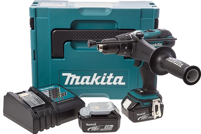 DHP458RME 18v accu klopboormachine 4.0Ah 91Nm in Mbox de Makita – image du produit