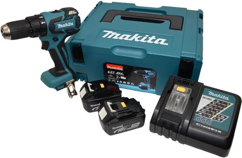 DHP459RTJ Accu Klopboor-/Schroefmachine 18V 5.0Ah Li-ion in Mbox von Makita – Produktbild