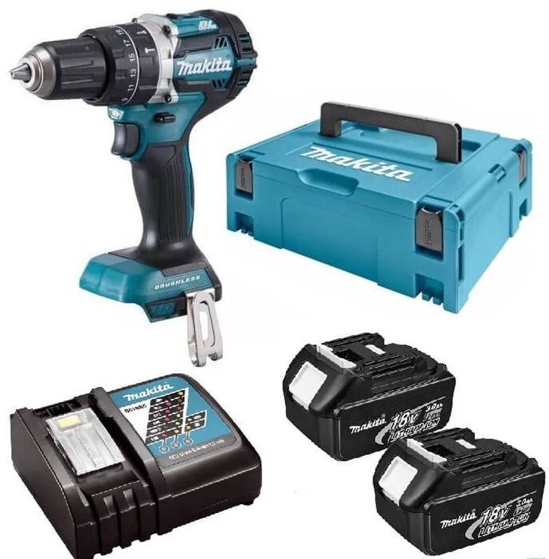 DHP484RFJ Accu klop-/schroefboormachine 18V 3.0Ah in Mbox von Makita – Produktbild
