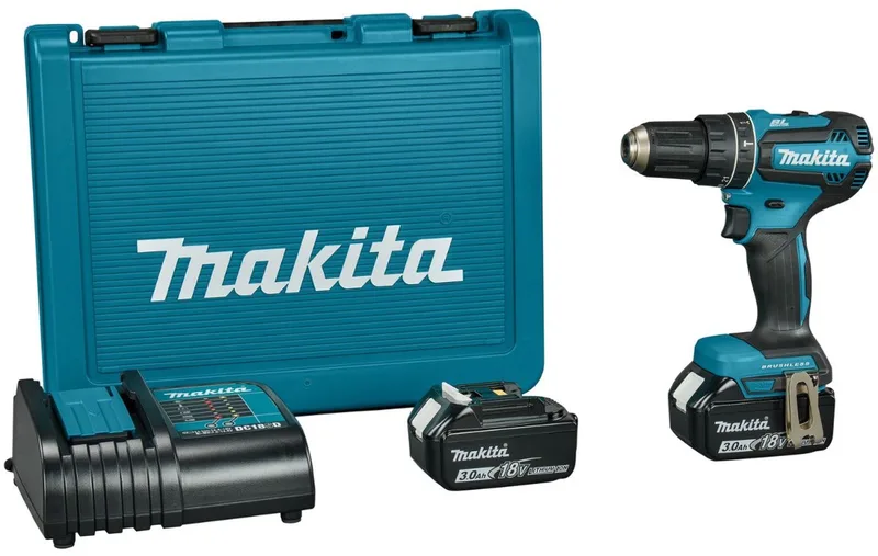 DHP485SFE Accu klop-/schroefboormachine 18V 3.0Ah in koffer by Makita – product image