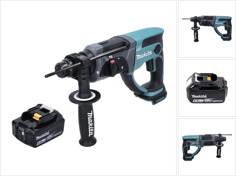 DHR 202 G1 accu combihamer 18 V 2,0 J SDS Plus + 1x accu 6,0 Ah - zonder oplader de Makita – image du produit