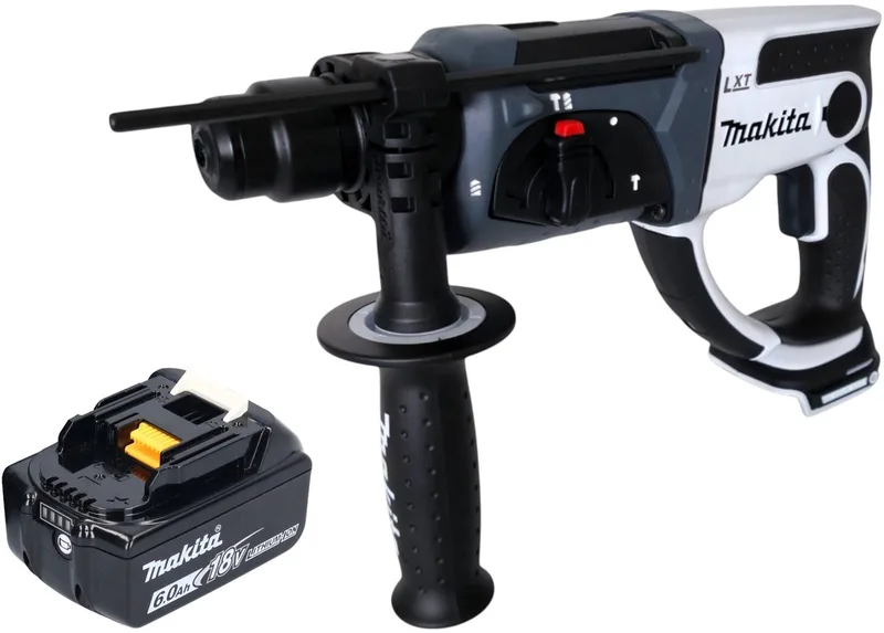 DHR 202 G1W Accuklopboormachine 18 V 20 mm 2.0 J wit + 1x accu 6.0 Ah - zonder oplader de Makita – image du produit
