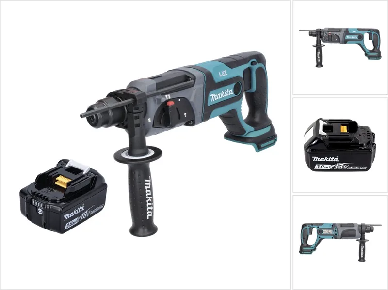 DHR 241 F1 accu boormachine 18 V 2.0 J SDS plus + 1x oplaadbare accu 3.0 Ah - zonder oplader de Makita – image du produit