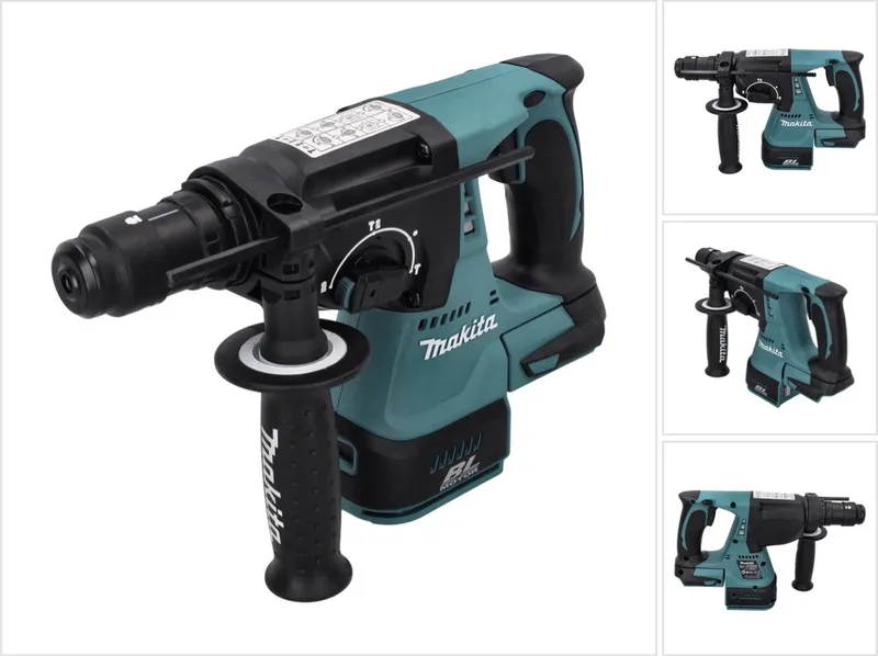 DHR 243 ZE Accuklopboormachine 18 V Brushless Solo + inzetstuk voor Makpac - zonder accu, zonder oplader, zonder Makpac de Makita – image du produit