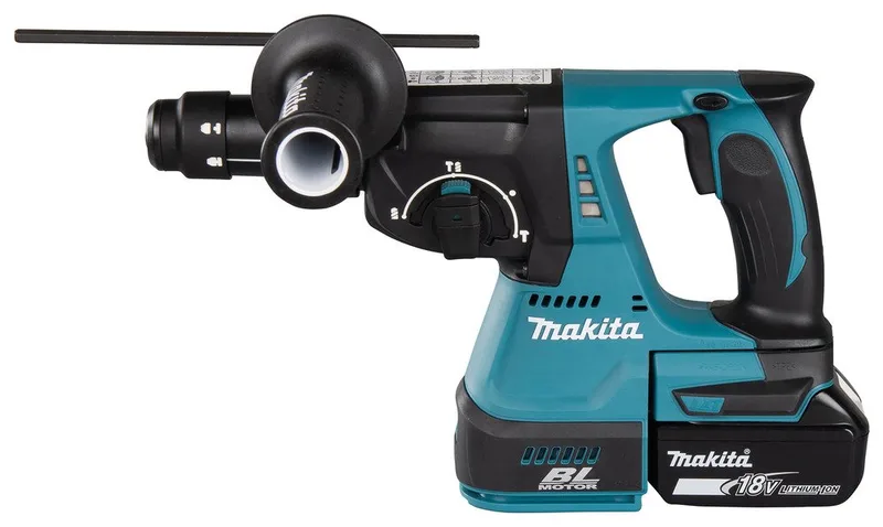 DHR243RTJ SDS-Plus-Akku-Kombihammer 18 V 5 Ah Li-Ion von Makita – Produktbild 4 von 5