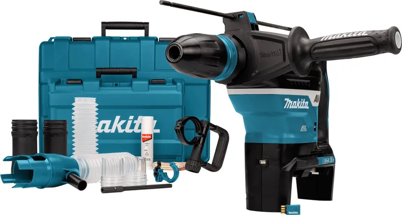 DHR400ZUN1 36V (2x 18V) Li-Ion accu SDS-Max combihamer body incl. AWS in koffer - 8J - 18-25mm von Makita – Produktbild