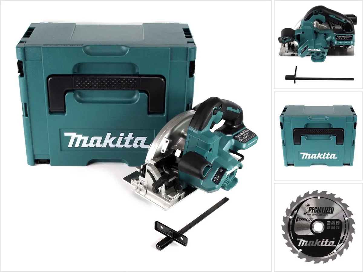 DHS 660 ZJ accu-handcirkelzaag 18 V 165 mm Solo in Makpac - zonder accu, zonder oplader by Makita – product image