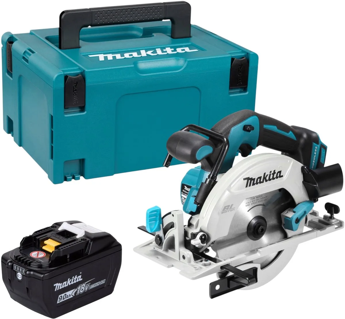 DHS 680 Z Accu cirkelzaag 18V 165 mm solo - zonder accu, zonder oplader von Makita – Produktbild