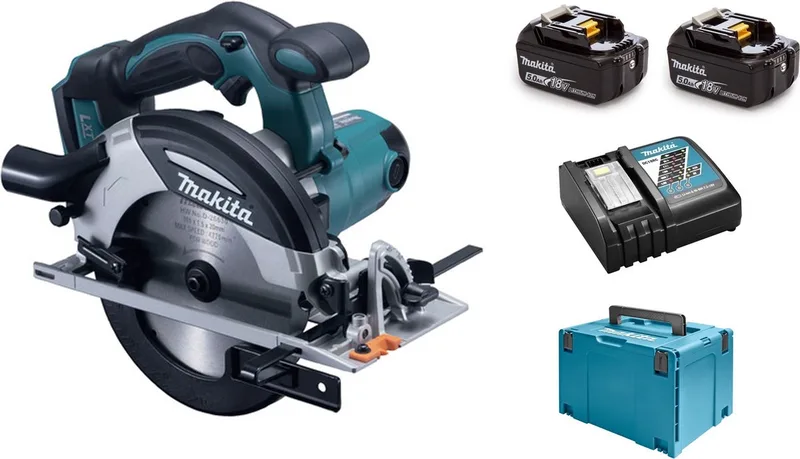 DHS630RTJ Accu Cirkelzaag 165mm 18V 5,0Ah in Mbox de Makita – image du produit