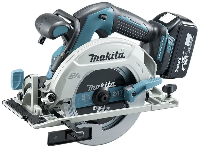 DHS680RTJ Akku-Handkreissäge Schnitttiefe max. (90°) 57 mm inkl. Akku 18 V 5 Ah fra Makita – produktbillede