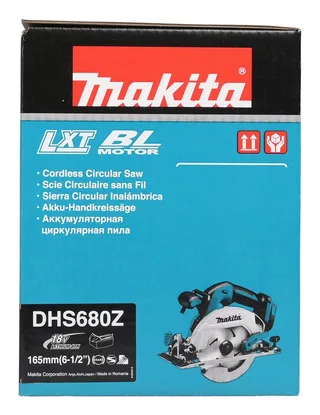 DHS680Z 18 V Cirkelzaag 165 mm - Losse Body (geleverd zonder accu en lader) van Makita – productafbeelding 3 van 4