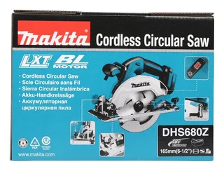DHS680Z 18 V Cirkelzaag 165 mm - Losse Body (geleverd zonder accu en lader) van Makita – productafbeelding 2 van 4