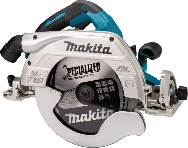 DHS900PT2 Accu Cirkelzaag 36V 5,0Ah in Koffer de Makita – image du produit