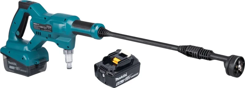 DHW 180 G1 accudrukreiniger 18 V 24 bar + 1x oplaadbare accu 6.0 Ah - zonder oplader von Makita – Produktbild
