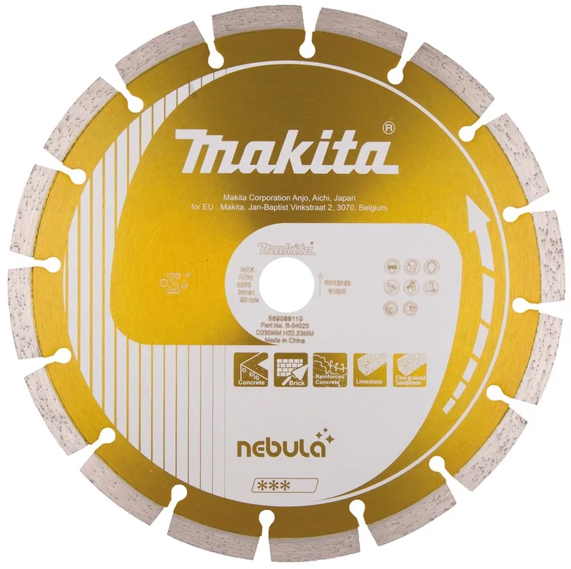 diamant-doorslijpschijf Nebula 230 x 22,23 x 10 mm de Makita – image du produit