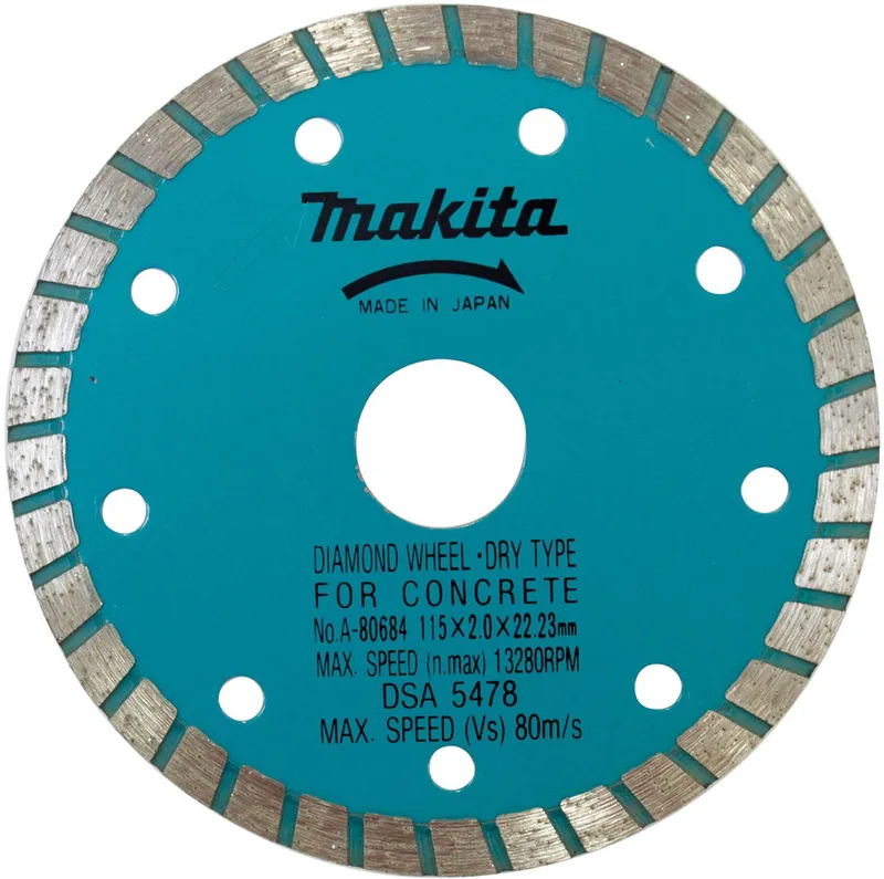 diamantdoorslijpschijf 115 mm pan - A-80684 by Makita – product image