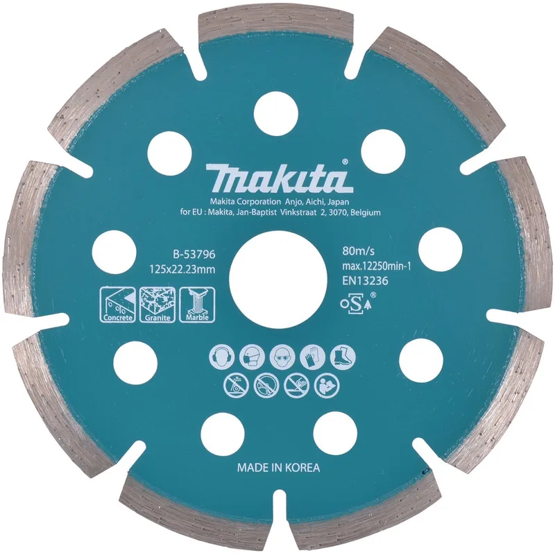 Diamantschijf 125x22,23x1,6mm segment von Makita – Produktbild