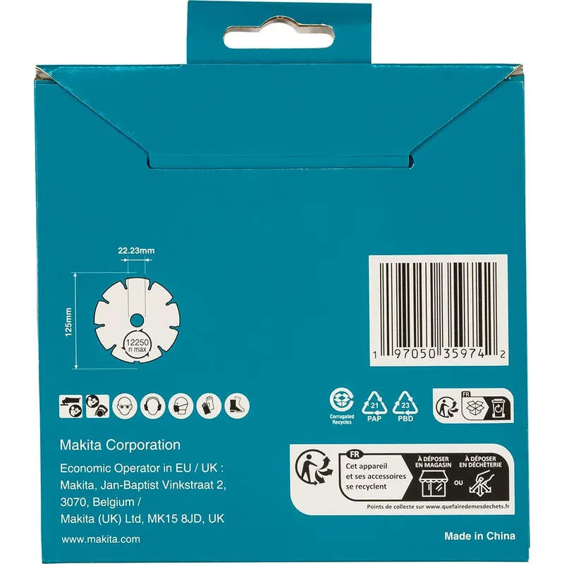 Diamantschijf Ø125mm DIAMAK by Makita – product image 2 of 4
