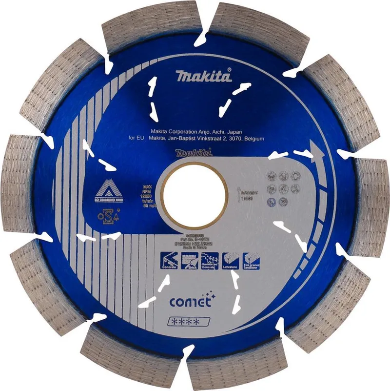 Diamantzaagblad Comet Rapide - Harde Materialen by Makita – product image