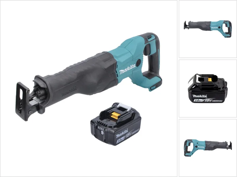 DJR 186 F1 accu reciprozaag sabelszaag 18 V + 1x accu 3,0 Ah - zonder oplader von Makita – Produktbild