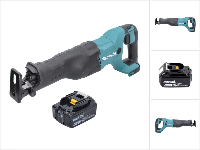 DJR 186 G1 accu reciprozaag sabelszaag 18 V + 1x accu 6,0 Ah - zonder oplader by Makita – product image