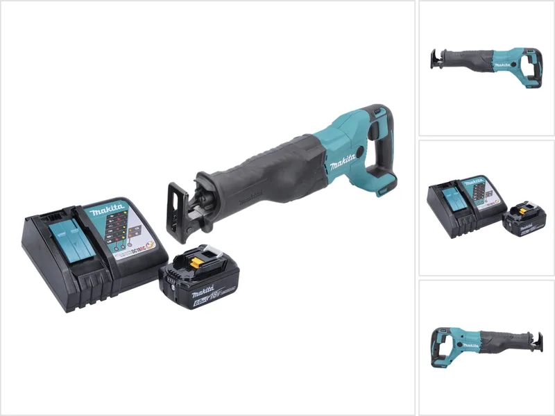 DJR 186 RG1 accu reciprozaag 18 V + 1x oplaadbare accu 6.0 Ah + lader de Makita – image du produit